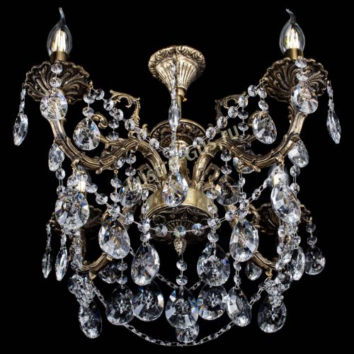 Люстра бронзовая Артемида №4 звезда в Екатеринбурге Гусь Хрустальный