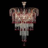 Люстра Агата Венеция №4 длинная Красная в Екатеринбурге