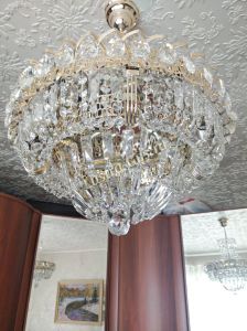 Люстра Кольцо Классика Пластинка с подвесом в Екатеринбурге отзыв и фото покупателя