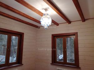 Люстра Лора Шар 40 в Екатеринбурге отзыв и фото покупателя