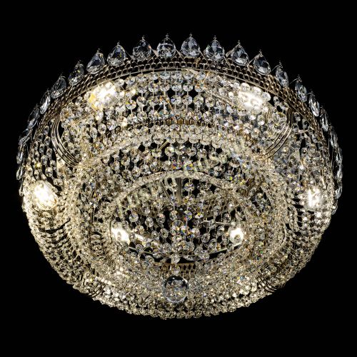 Люстра Двойное Кольцо Корона журавлик в Екатеринбурге Гусь Хрустальный