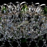 Люстра Хрустальный Каскад Ажур зеленый в Екатеринбурге Люстра Хрустальный Каскад Ажур зеленый в Екатеринбурге