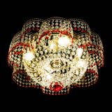 Люстра Камелия №1 красная в Екатеринбурге Люстра Камелия №1 красная в Екатеринбурге