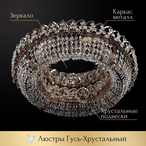 Люстра Кольцо оптикон в Екатеринбурге Гусь Хрустальный