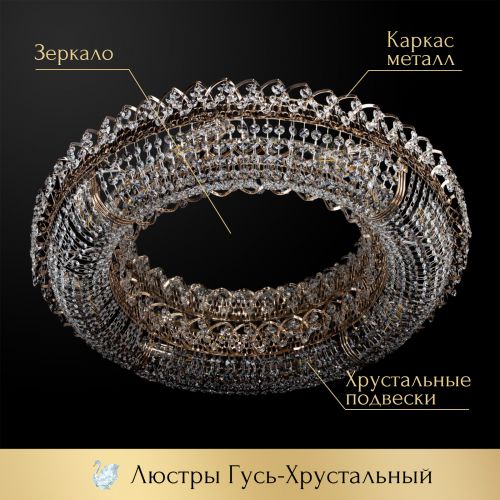 Люстра Кольцо оптикон в Екатеринбурге Гусь Хрустальный
