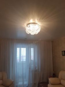 Люстра Космея №1 в Екатеринбурге отзыв и фото покупателя