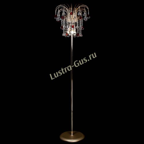 Торшер Акация шар красный в Екатеринбурге Гусь Хрустальный